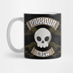 Parkour crew Jolly Roger pirate flag Mug